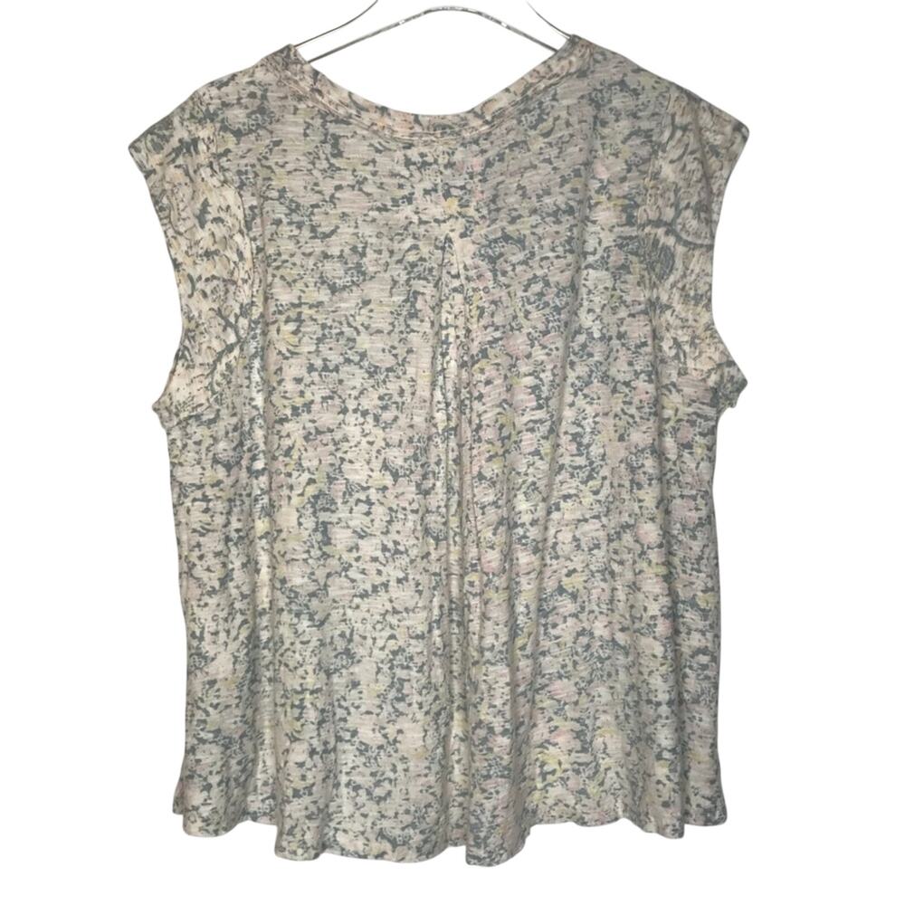 Free People High Tide Print High Low T-Shirt Top Size XS NEW - Picture 7 of 9